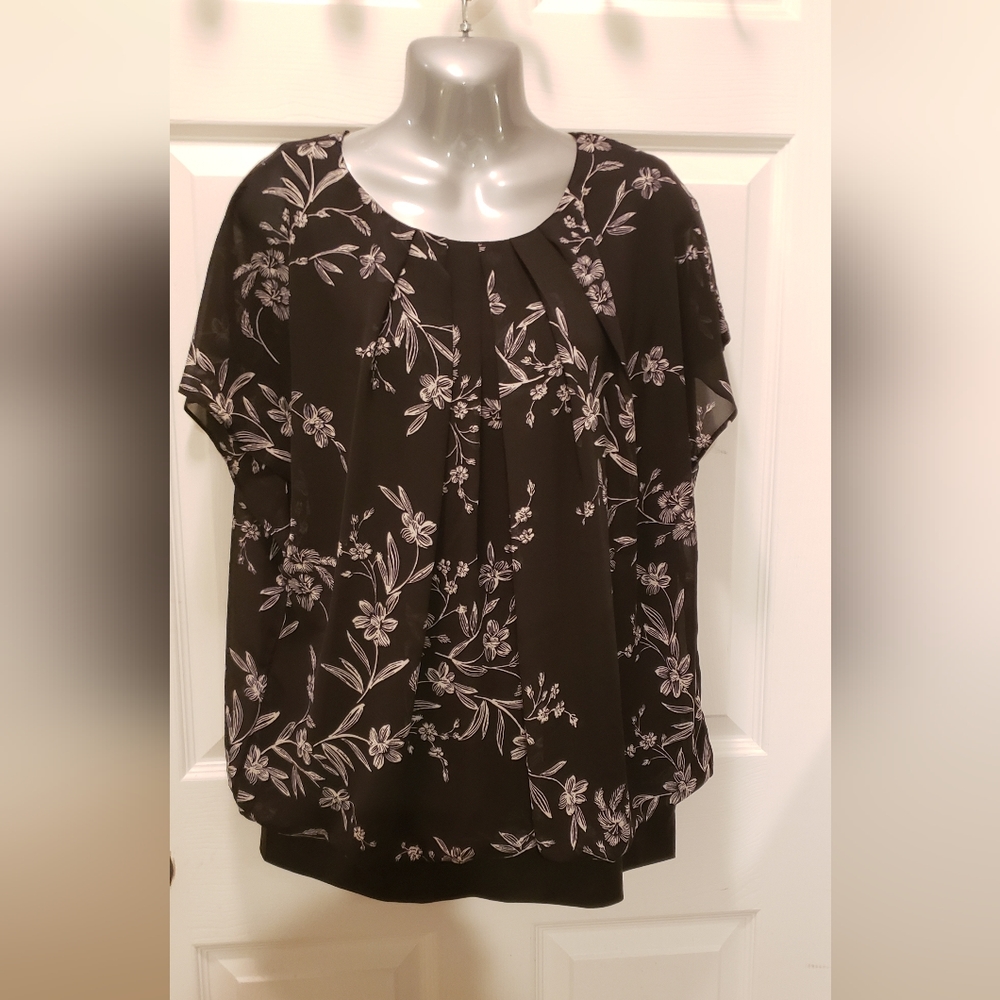 Wangzhi flowered blouse - size XL